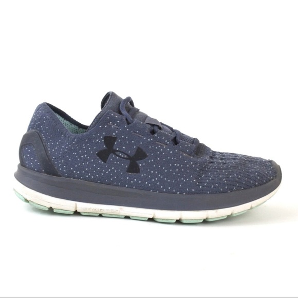 UNDER ARMOUR  Women’s Speedform Slingride 1.1 Road Running Shoe Apollo Grey/Blue - Picture 11 of 11